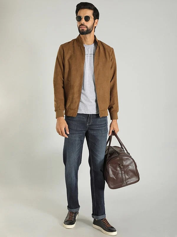 Indian Terrain Men Dark Blue Jeans
